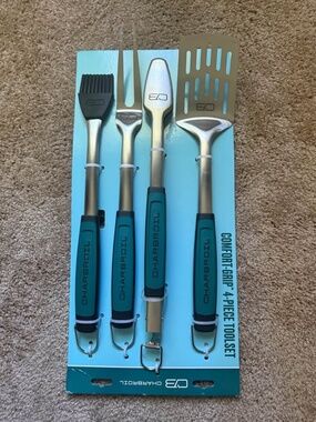 Char-Broil Comfort-Grip 4-Piece Grill Tool Set